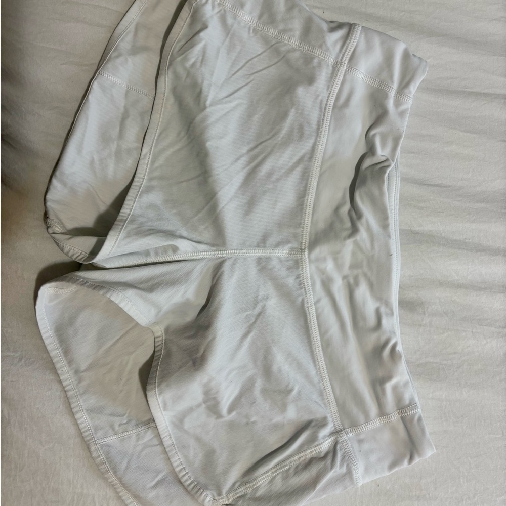 lululemon athletica White Athletic Shorts